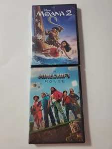 MOANA 2+A MINECRAFT FILM, DVDS - Bild 1 von 2