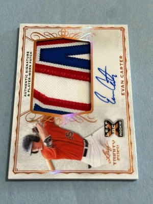 2020 Leaf Trinity - Evan Carter #PA-EC2 Patch Auto RC  - Image 1 of 2