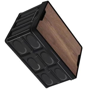 Lidded Storage Bins Container Clothes Organizer Collapsible Boxes - Picture 1 of 12