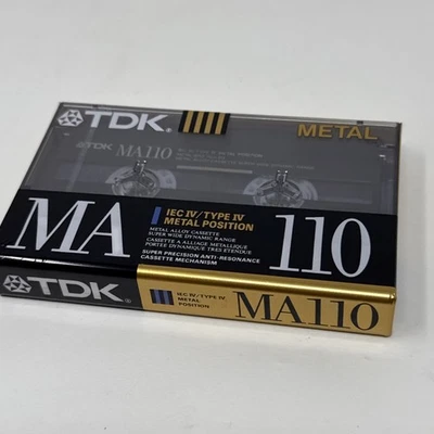 TDK MA-110 Metal Bias IEC Type IV Blank Cassette Tape MA110 New Sealed - Image 1 of 4
