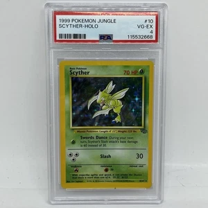 PSA 4 (VG-EX) Pokemon Jungle Scyther Holo Card – 10/64 Fresh Grade - Picture 1 of 2