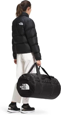 Bolso de Lona The North Face Base Camp 71 Litros Talla Mediana Negro Blanco Nuevo con Etiquetas Viaje Foto 1 de 4