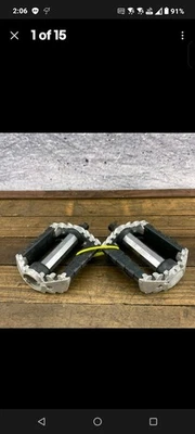 Vintige Shimano SX OG BMX/MTB Race Pedals 9/16 in PD-GX10  - Image 1 of 4