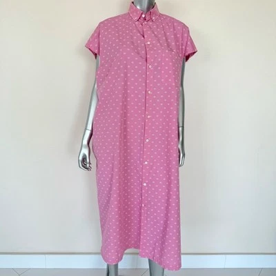 Vestido Balenciaga BB estampado algodón rosa oversize talla 38IT o 4US Auténtico 2200$ Foto 1 de 4