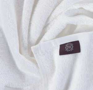 REGAL RUBY 4 Pk WHITE Bath Towels Quick-Dry High Absorbent 100% Turkish Cotton - Picture 1 of 4
