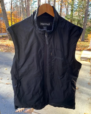 Chaqueta Chaleco Marmot Para Hombre L Negra Completamente Forrada Apenas Usada Perfecto Estado Foto 1 de 3