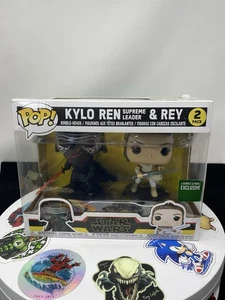 Funko Pop! Vinyl: Star Wars - 2er Pack - Kylo Ren & Rey - Barnes and Noble Exclusive - Bild 1 von 5
