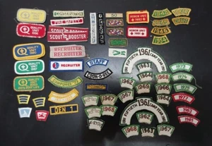 Vintage Pfadfinder Segment Patches BSA riesiges Set 40er - 70er - Bild 1 von 8