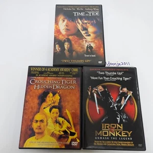 Time and Tide + Crouching Tiger, Hidden Dragon + Iron Monkey (3-DVD Lot) - Picture 1 of 7