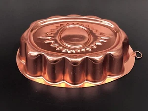 Vintage Southwestern Sun Copper-tone Aluminum Jello Gelatin / Cake Mold - Picture 1 of 8