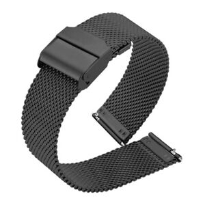 10-22mm Thick Watch Strap Band Stainless Steel Mesh Bracelet Quality Watchband