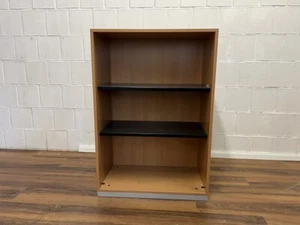 Sonderpreis! Steelcase Aktenregal 3 Ordnerhöhen 80cm Buche - Bild 1 von 6