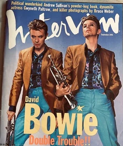 VINTAGE INTERVIEW MAGAZINE SEPTEMBER 1995 DAVID BOWIE NO MAILER NICE SHAPE! - Bild 1 von 2