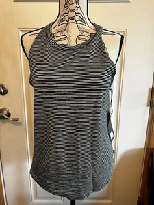 NWT / United By Blue Women's Organic Cotton High-Neck Sun Seeker Tank Top / Lg - Picture 1 of 6