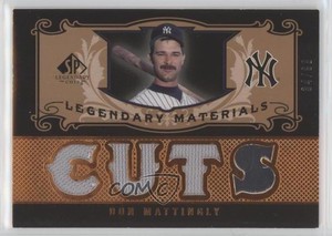2007 SP Legendary Cuts Legendary Materials /199 Don Mattingly #LM-DM2