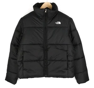 The North Face Mujer Chaqueta L Negro Aislado Forro Acolchado Cuello Alto Zipper - Imagen 1 de 15
