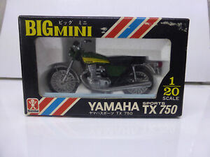 yamaha sports tx750 big mini bandai 1:20 bandai bigmini japan moto motorcycle