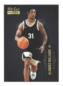 2022-23 Wild Card Matte Draft Black MB-5 Alondes Williams Wake Forest Basketball - Picture 1 of 1
