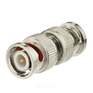 RF CONNECTOR adapter BNC Male Plug to Plug Straight Coaxial Adapter coupler New - Picture 1 of 3