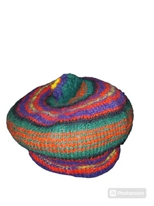 Vintage Wool Beret With Pom Pom By F. Robertson & Co. Montreal - Picture 1 of 4