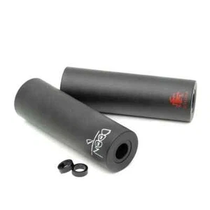 Juego de clavijas BMX de plástico Primo HD 4,75" - negras 14 mm con espaciador de 10 mm (Par) - Imagen 1 de 1