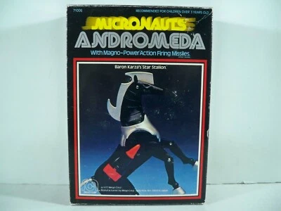 K24i05251 ANDROMEDA MIB MINT IN BOX W/ DECALS MICRONAUTS COMPLETE 1976 ORIGINAL - Image 1 of 4