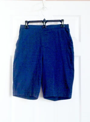 Bermudas Denim & Co. M Azul Marino Pull On Frente Plano Foto 1 de 3