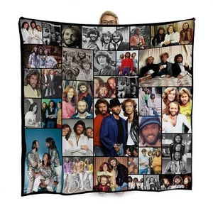 Bee Gees Promi Montage Vlies Überwurfdecke - Bild 1 von 2