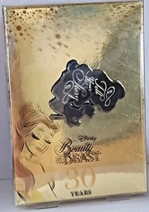 Belle Enamel Pin Beauty and The Beast 30th Anniversary Disney - - Picture 1 of 4