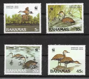 pa031 BAHAMAS/WWF 1988 Pájaros MiNr 672/75 ** - Imagen 1 de 1