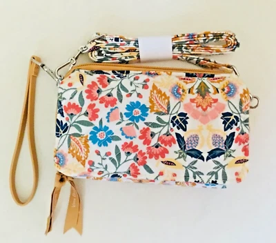 Vera Bradley ~ Bandolera/Muñequera RFID Todo en Uno ~ "Mandala Encantado" ~ Nueva con Etiquetas Foto 1 de 4