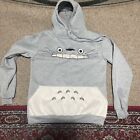Sweat à capuche My Neighbor Totoro anime chat gris blanc taille GRAND L Ghibli