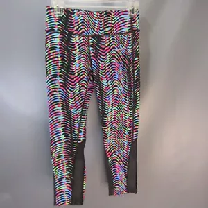 Pantalones deportivos de yoga Nike Dri-Fit Sidewinder para mujer talla S a rayas - Imagen 1 de 10