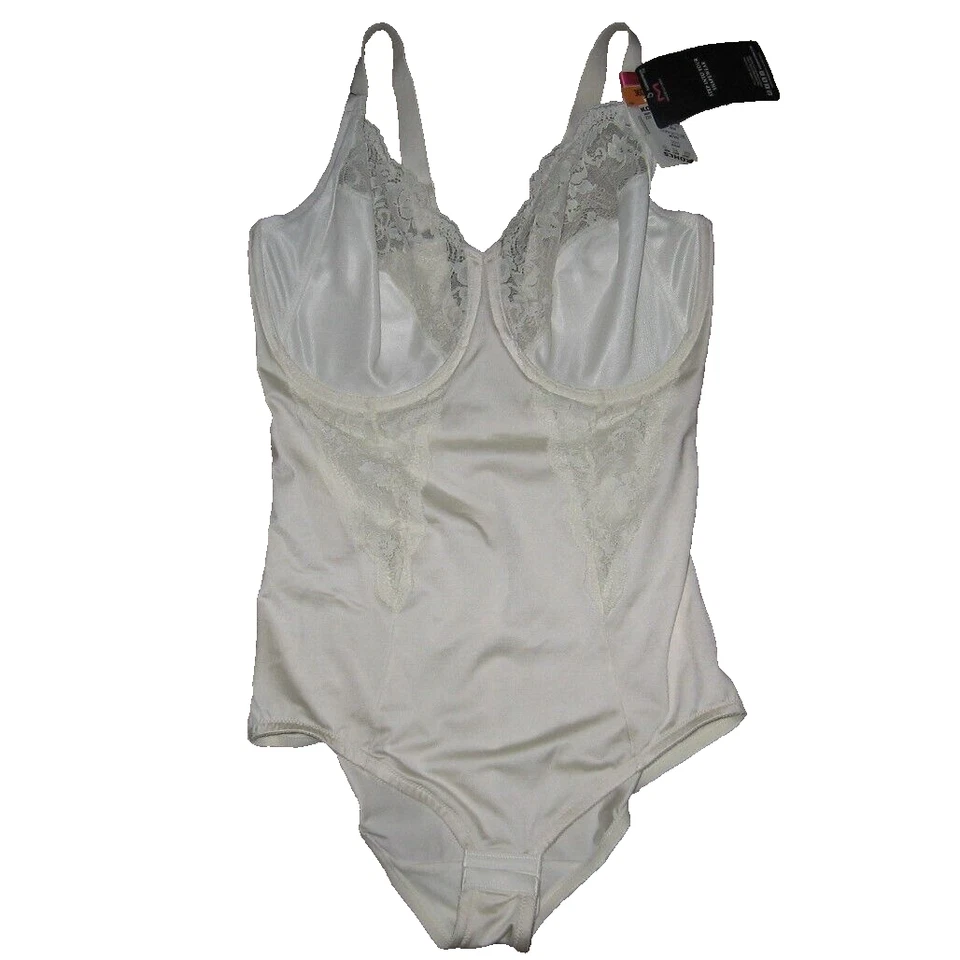 Maidenform Bodyshaper 1456 Firm Control Shapewear Lace-Trim Body Shaper 36DD