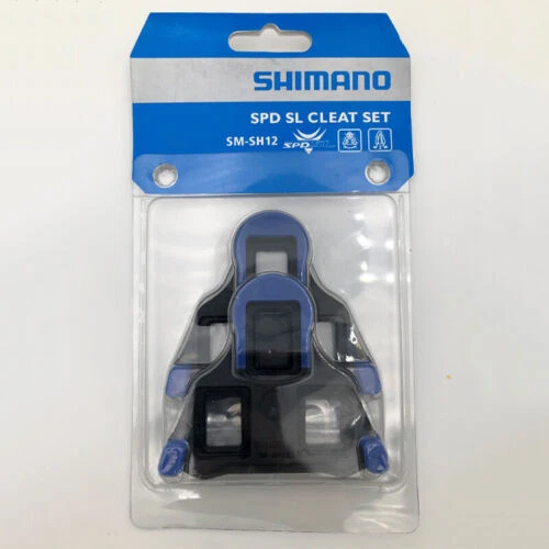 Pair Shimano SM-SH12 Cleat Set 2 Degrees Float SPD-SL Road Bike Pedal Cleats US - Image 1 of 4