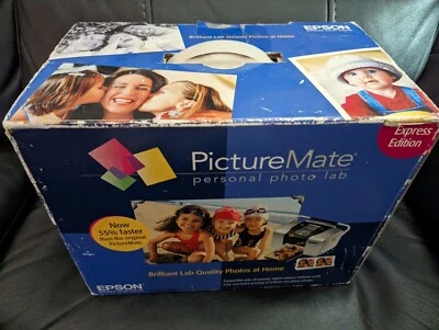 Used Tested Epson PictureMate Express Edition Personal Photo Lab Printer - B271A - Image 1 of 4