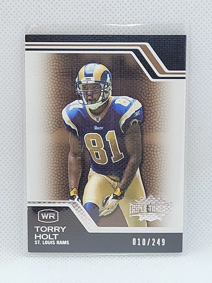 Torry Holt 2008 Topps Triple Threads Football  #64 NrMt Ser #10/249 - Image 1 of 1