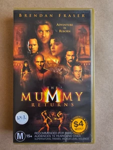 The Mummy Returns (VHS PAL, 2001) Ex Rental - Picture 1 of 6