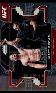 2022 Panini Prizm UFC #76 Matt Brown