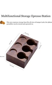 IKAPE espresso knock box, 58mm 6-hole espresso accessory organizer, compatible - Picture 1 of 4