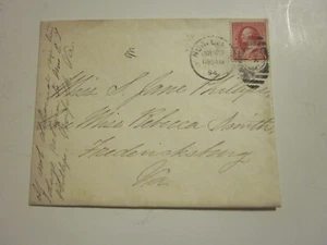 US COVER 1894 NORFOLK VIRGINIA CANCEL TO FREDERICKSBURG VA SCOTT 220 - Picture 1 of 3