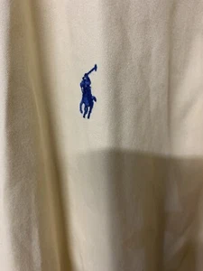 Mens Polo Ralph Lauren Button Up Dress Shirt Size Medium Yellow Cotton, Pre-Own - Picture 1 of 6