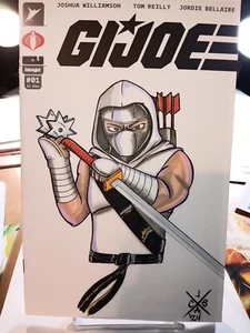 1/1 GI Joe 1 Storm Shadow Original Artwork von JACS - Bild 1 von 2