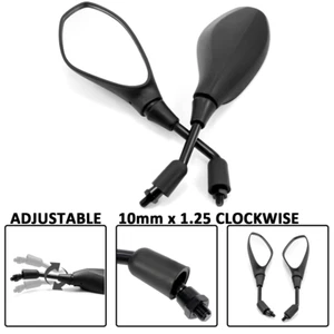 For KAWASAKI Z1000 Z1000R Z900 Z900RS Z900 SE Adjustable Rear View Side Mirrors - Picture 1 of 10