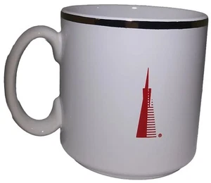 Transamerica Corporation Red Logo Coffee Mug 12 Fl Oz Cup Insurance Company UK - Picture 1 of 12
