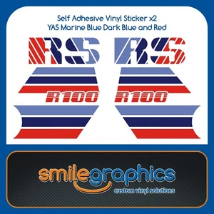 BMW R100RS 1988 Fairing & Tank Stickers Decals M3 Perfomance Stripe Kit - Picture 1 of 2