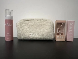 Xali Makeup Bundle Set Bag Eyelash Serum Curler Toner & Hydrating Mist - Picture 1 of 7