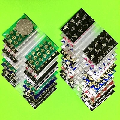 BaggiesSince1987 - 1510 Zip Seal DESIGN BAGS 100PC 3MIL METALLIC P., 👀Details🔽 - Image 1 of 4