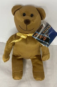 Radio City Music Hall Plush Bear Made From Original Curtain Theater Memorabilia - Picture 1 of 7