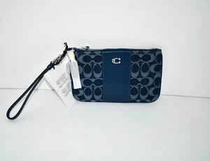 Muñequera COACH Essential PEQUEÑA en Demin #CAT61 LHRHY NUEVA CON ETIQUETAS Detalles: Signature deni - Imagen 1 de 5